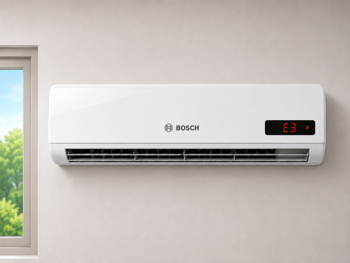 imagen de codigo error aire acondicionado bosch e3