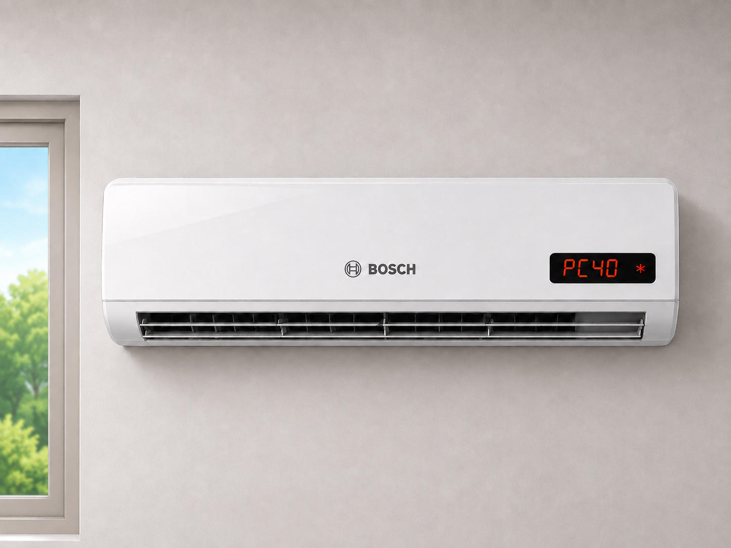imagen de codigo error aire acondicionado bosch pc 40