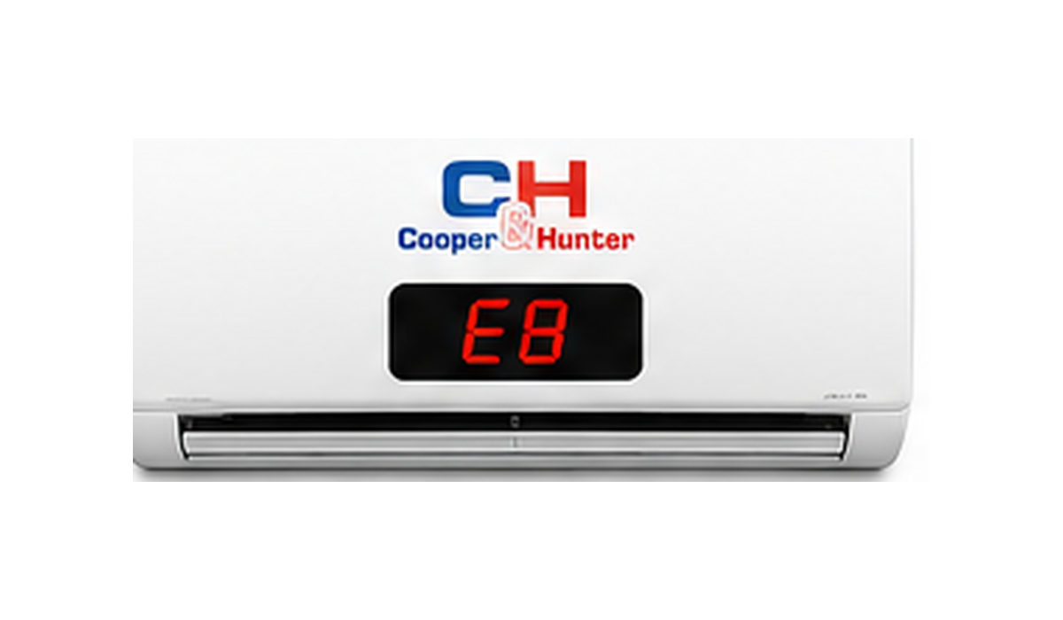 Código E8 en aire acondicionado Cooper & Hunter