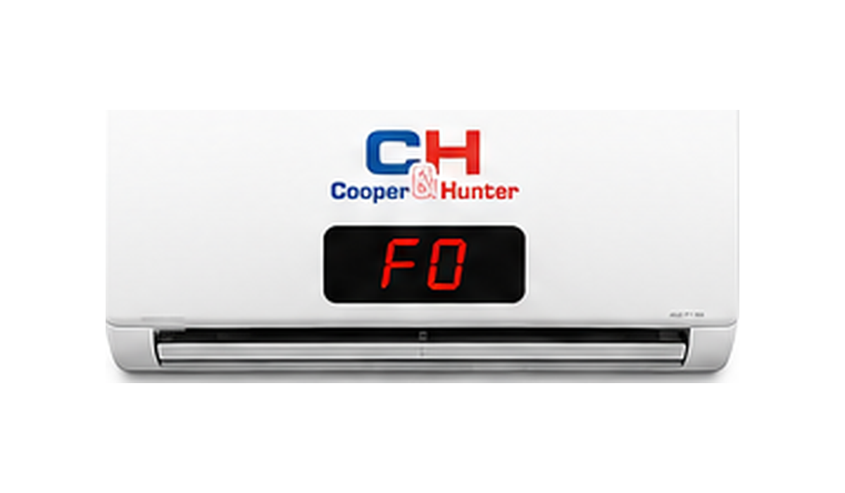 Código F0 en aire acondicionado Cooper & Hunter