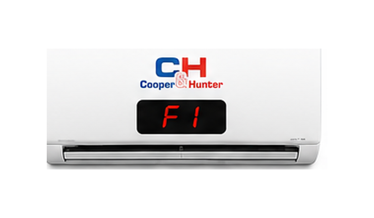 Código F1 en aire acondicionado Cooper & Hunter