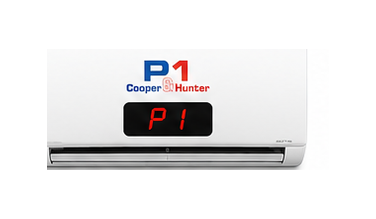 Código P1 en aire acondicionado Cooper & Hunter