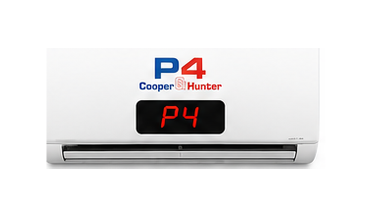 Código P4 en aire acondicionado Cooper & Hunter