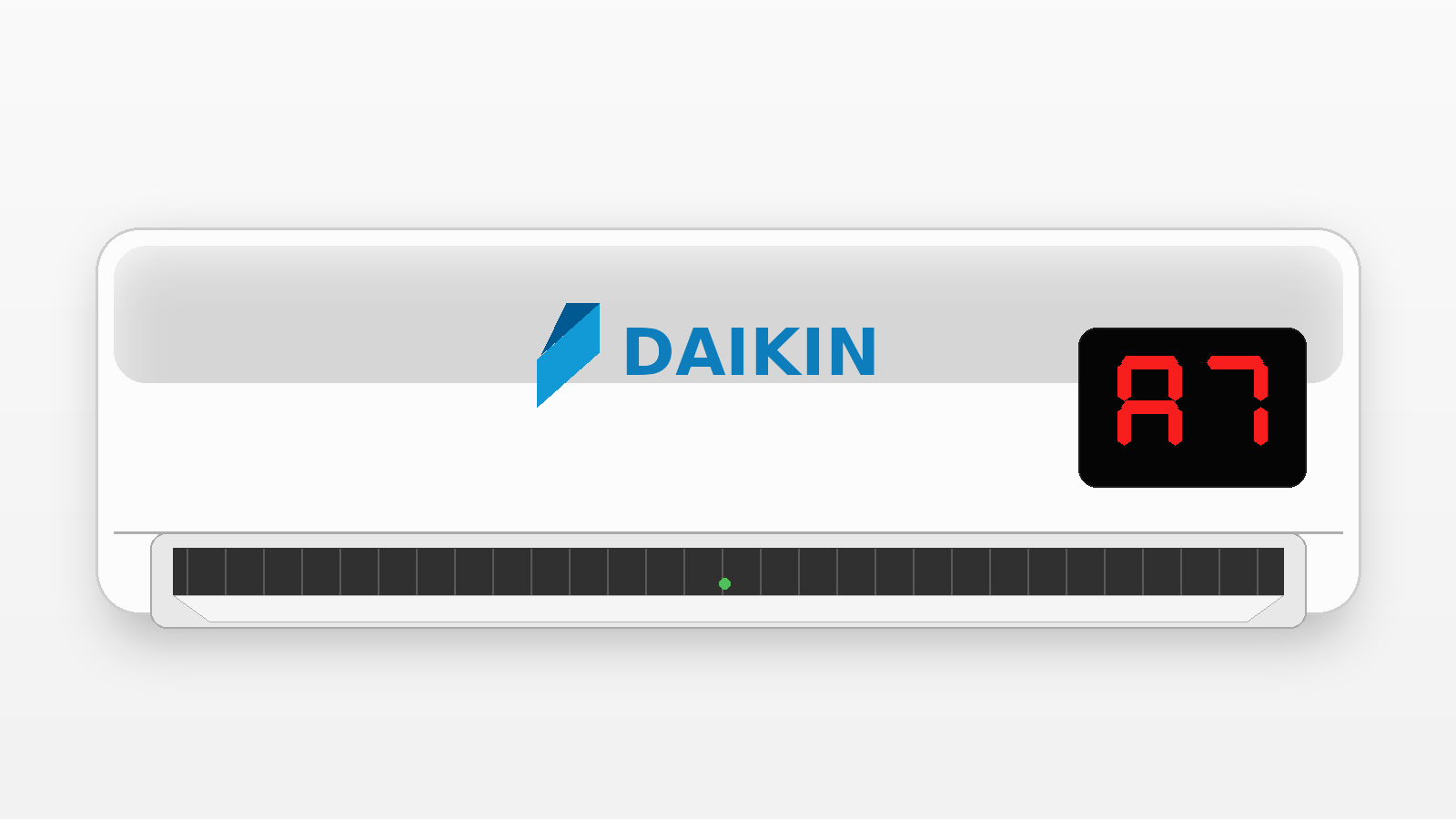Código A7 en aire acondicionado Daikin