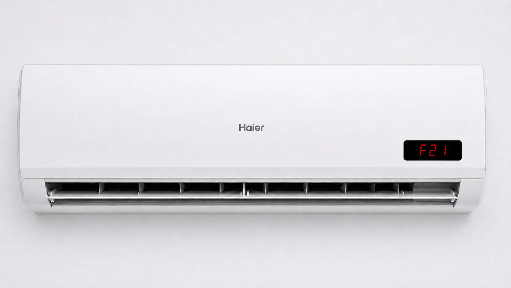 Código F21 en aire acondicionado Haier