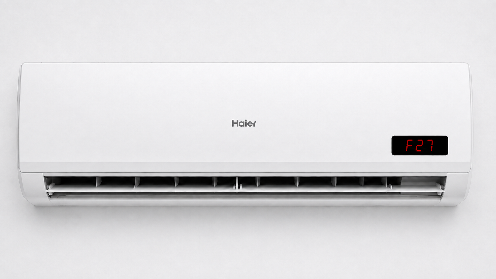 Código F27 en aire acondicionado Haier