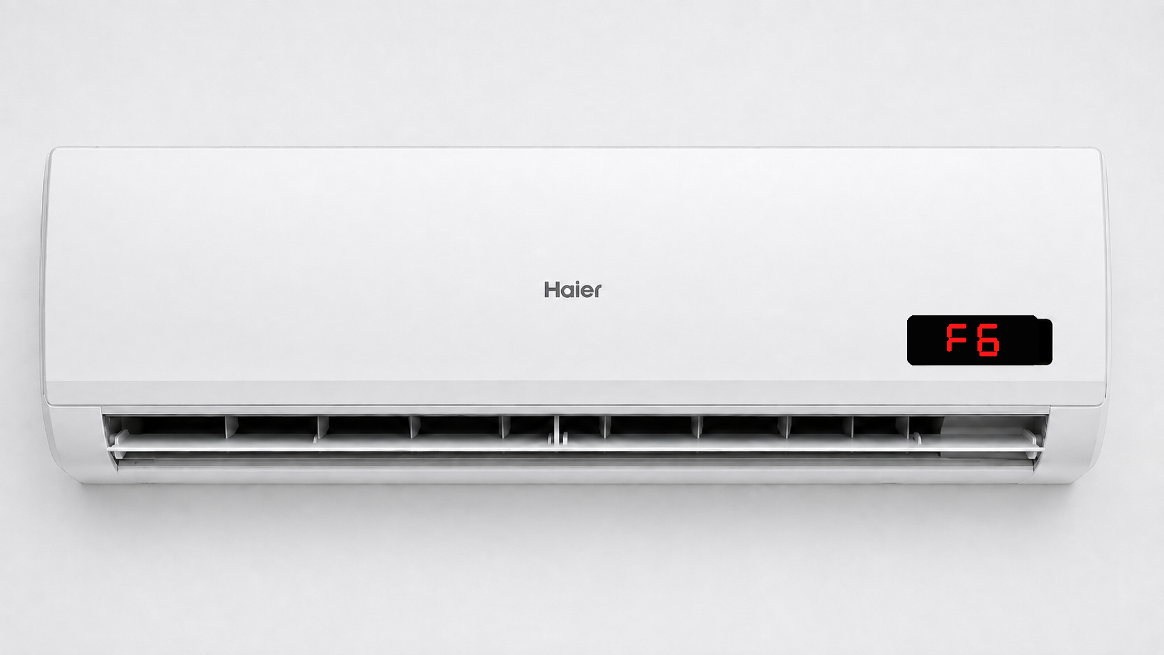 Código F6 en aire acondicionado Haier