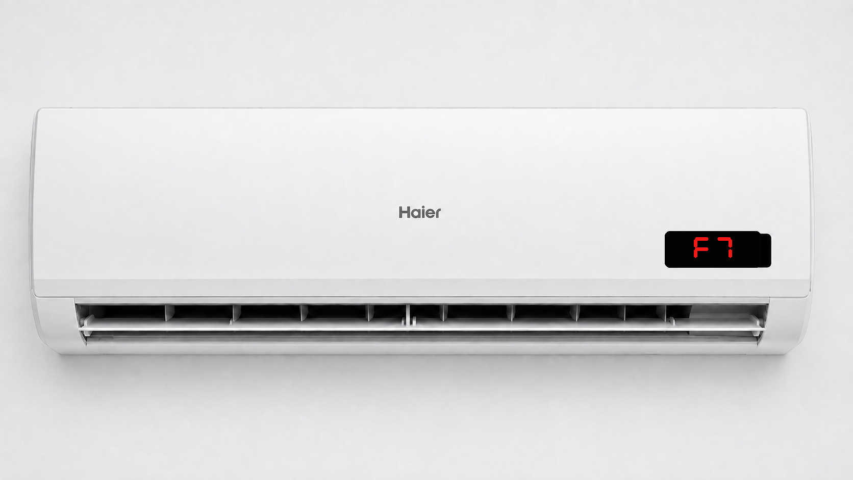 Código F7 en aire acondicionado Haier