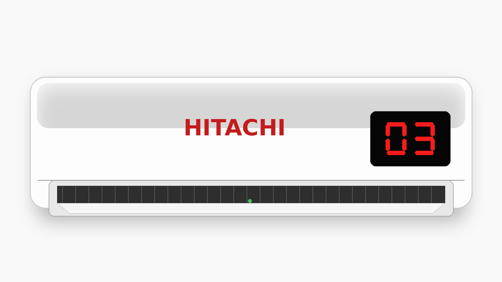 Código 03 en aire acondicionado Hitachi