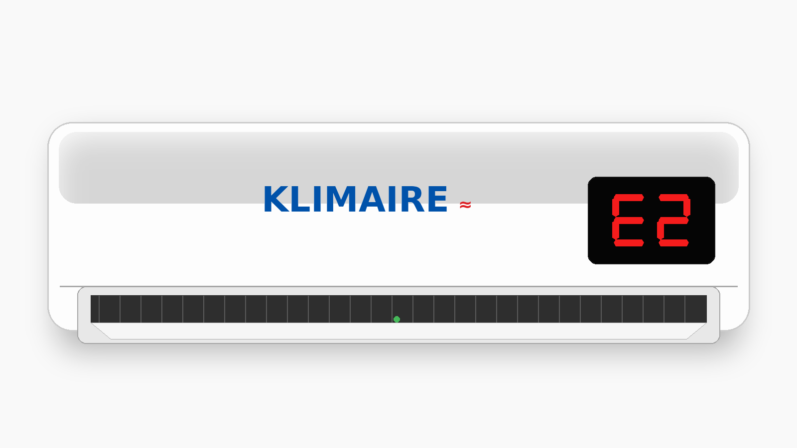 Código E2 en aire acondicionado Klimaire
