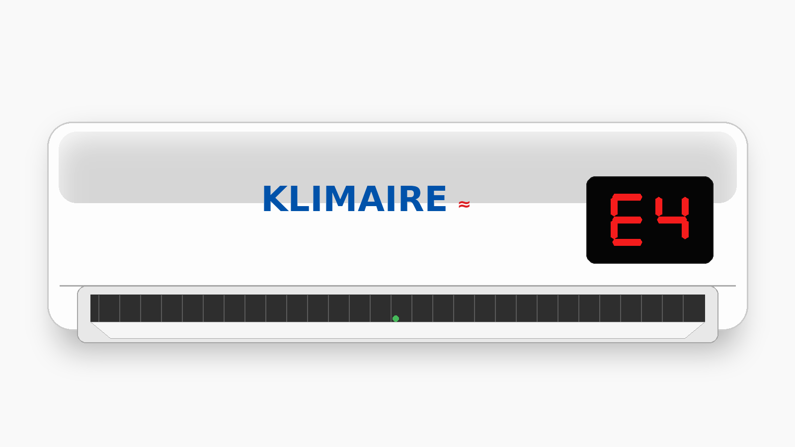 Código E4 en aire acondicionado Klimaire