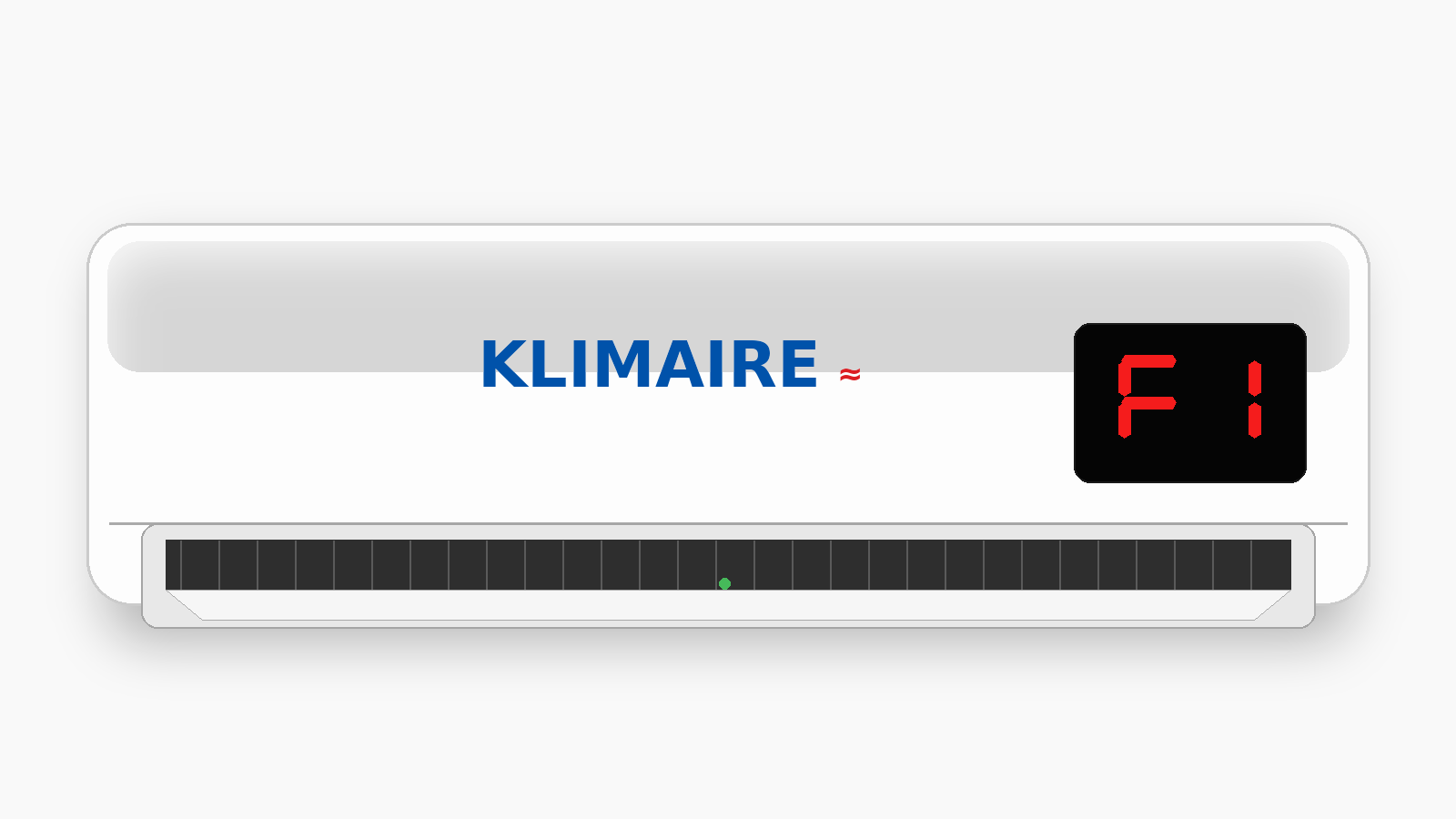 Código F1 en aire acondicionado Klimaire