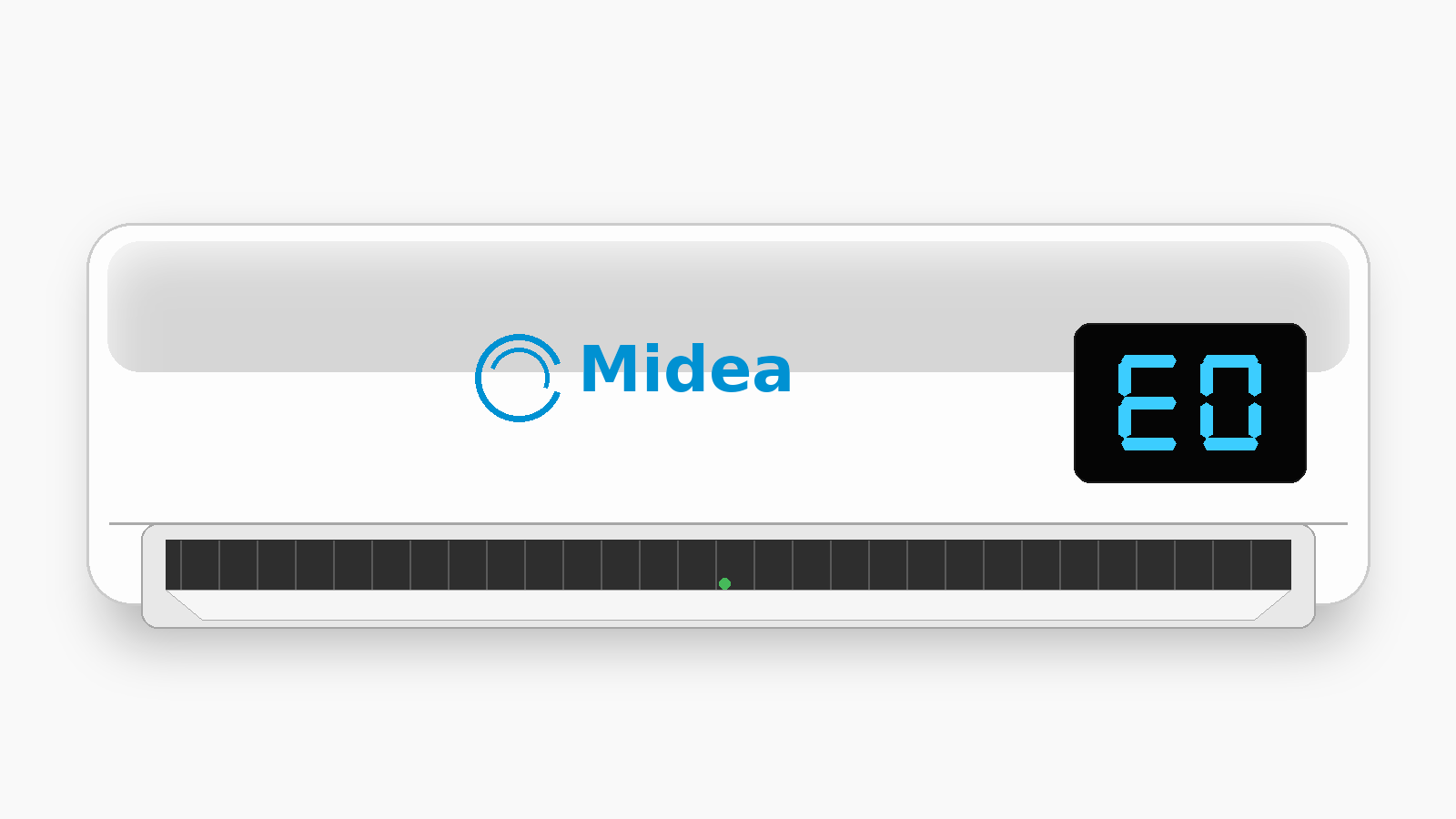 Código E0 en aire acondicionado Midea