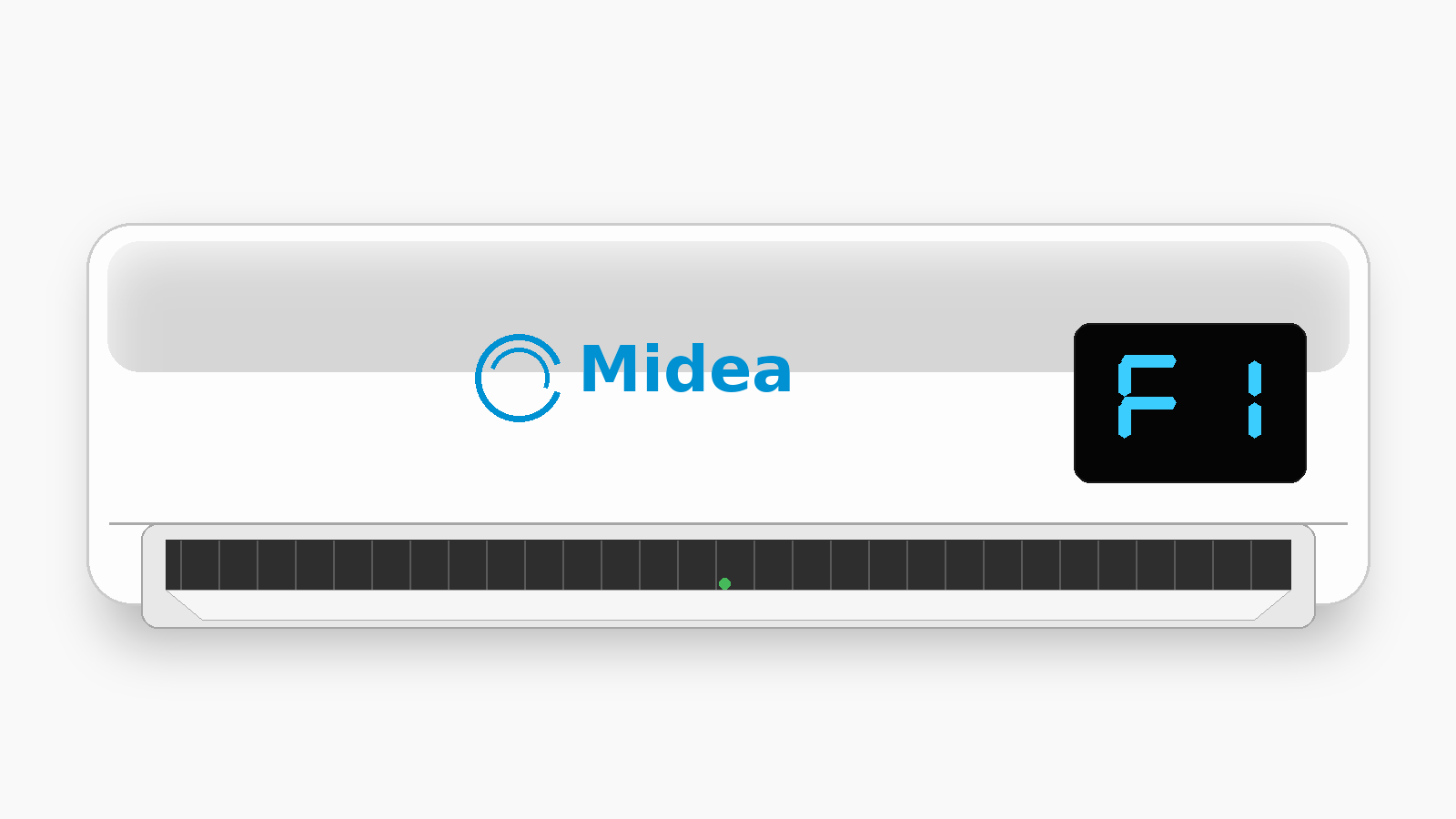 Código F1 en aire acondicionado Midea