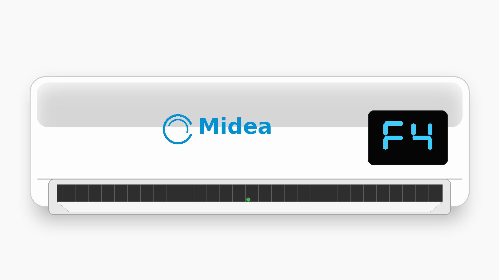 Código F4 en aire acondicionado Midea