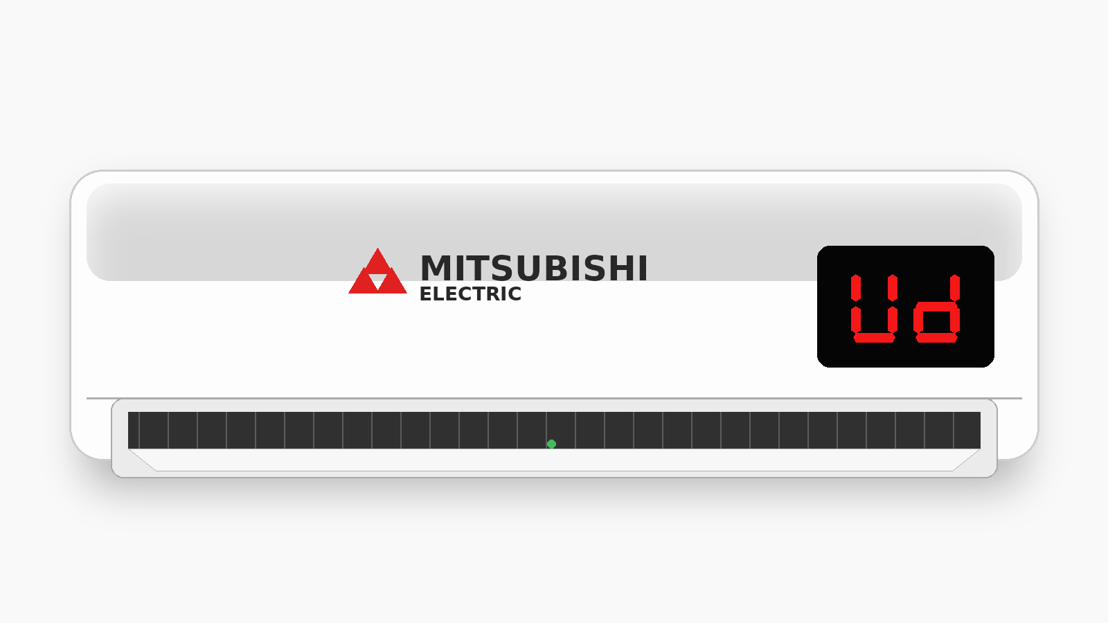 Código UD en aire acondicionado Mitsubishi Electric