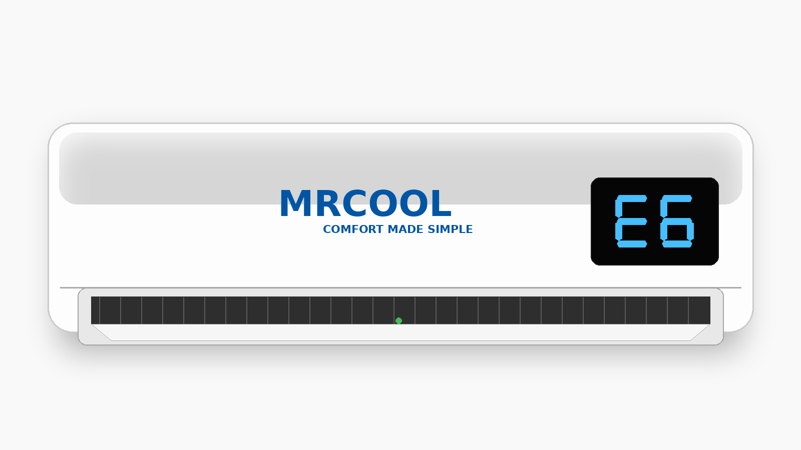 Código E6 en aire acondicionado MRCOOL