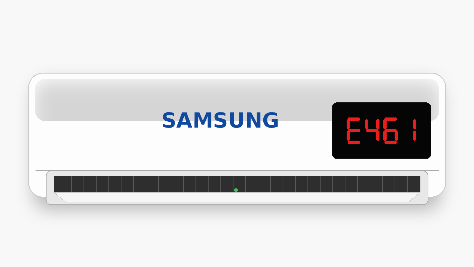 Código E461 en aire acondicionado Samsung
