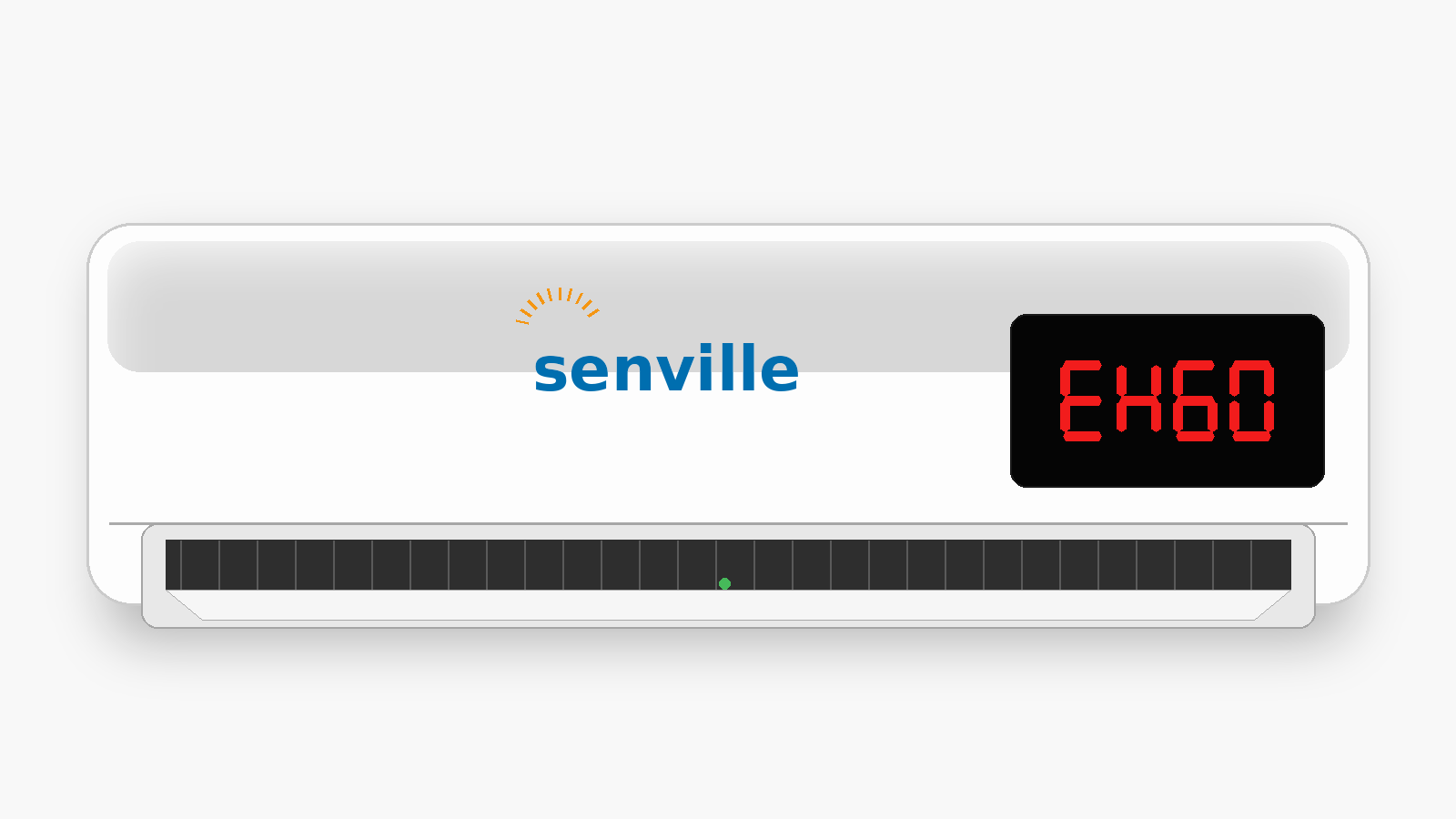 Código EH60 en aire acondicionado Senville