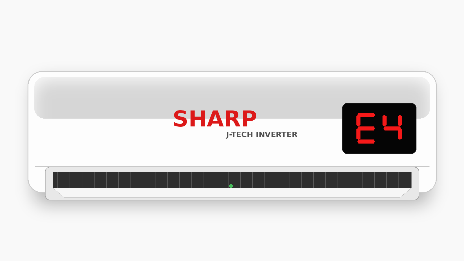 Código E4 en aire acondicionado Sharp