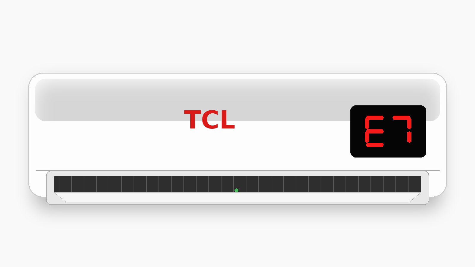 Código E7 en aire acondicionado TCL