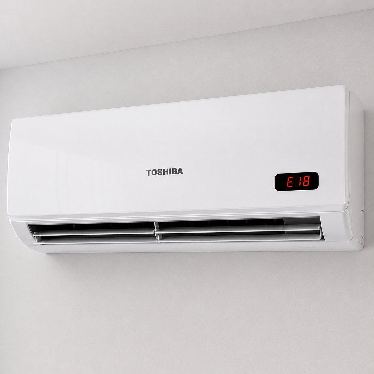 Código E18 en aire acondicionado Toshiba