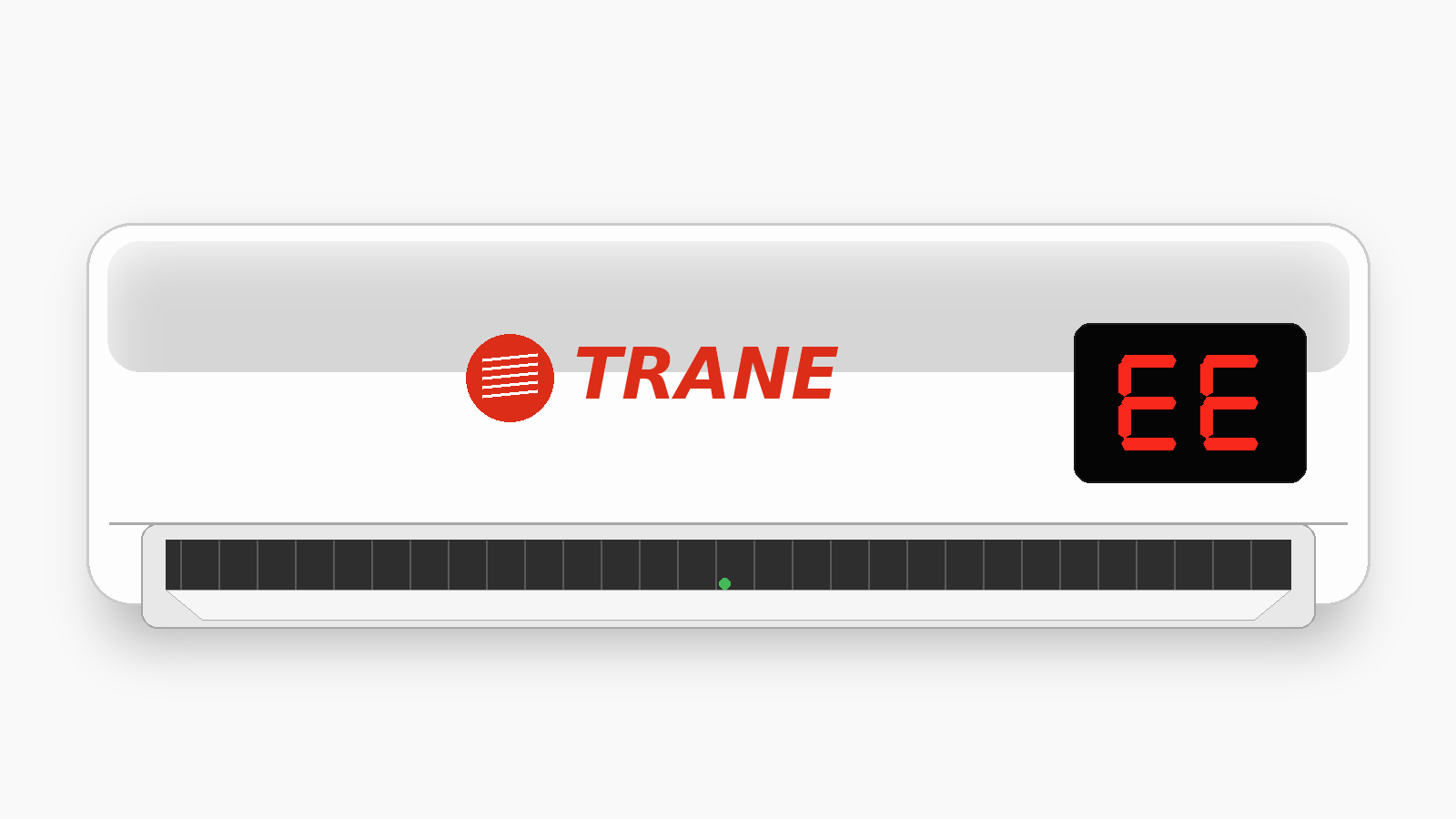 Código EE en aire acondicionado Trane