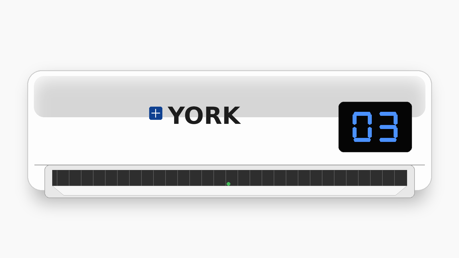 Código 03 en aire acondicionado York