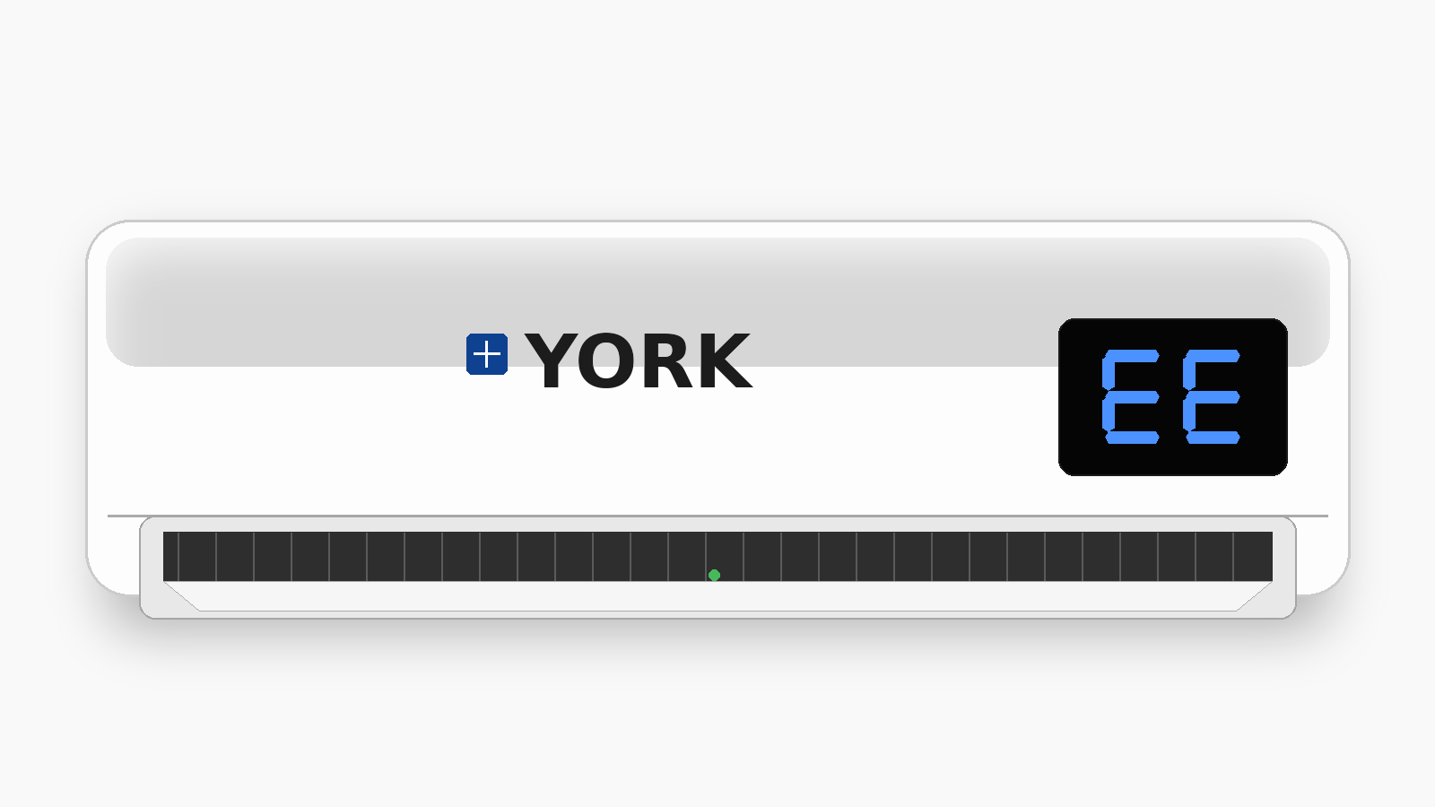 Código EE en aire acondicionado York